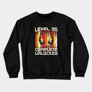 Level 35 complete unlocked Crewneck Sweatshirt